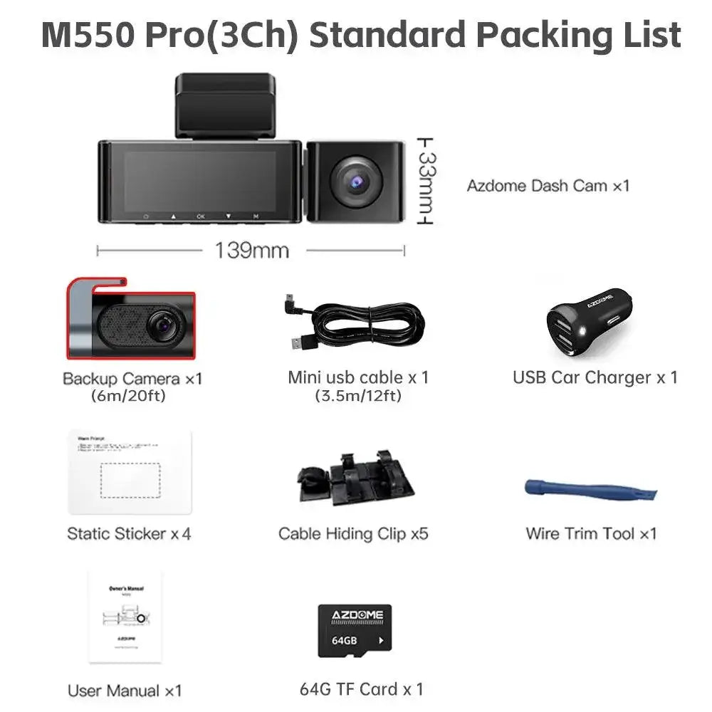 Dash Cam for Drivers Night Vision Edition AB — product view