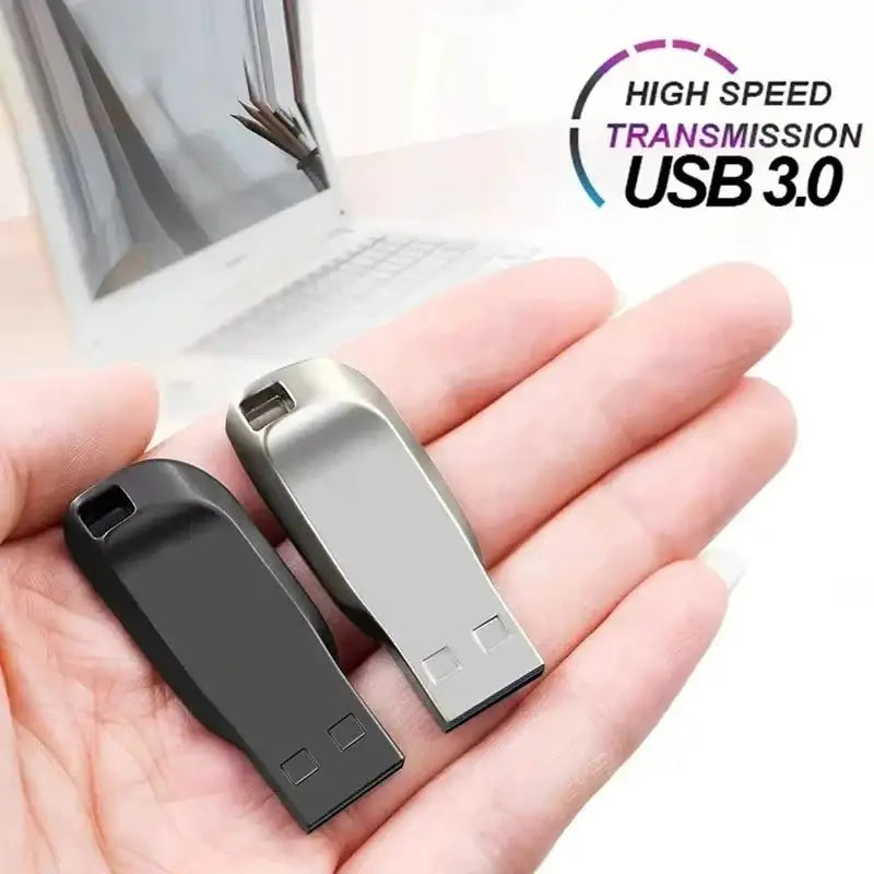 2TB USB 3.0 Flash Drive Mini High Speed Metal Pendrive 1TB 512GB Stick Portable Drive Waterproof Memoria Storage For Car Music