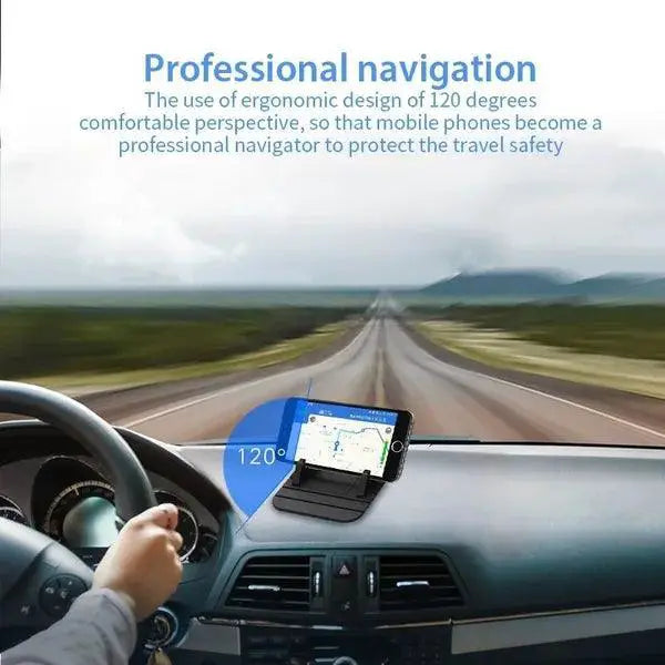 Silicone Car Phone GPS Holder Mat Secure Dashboard Stand