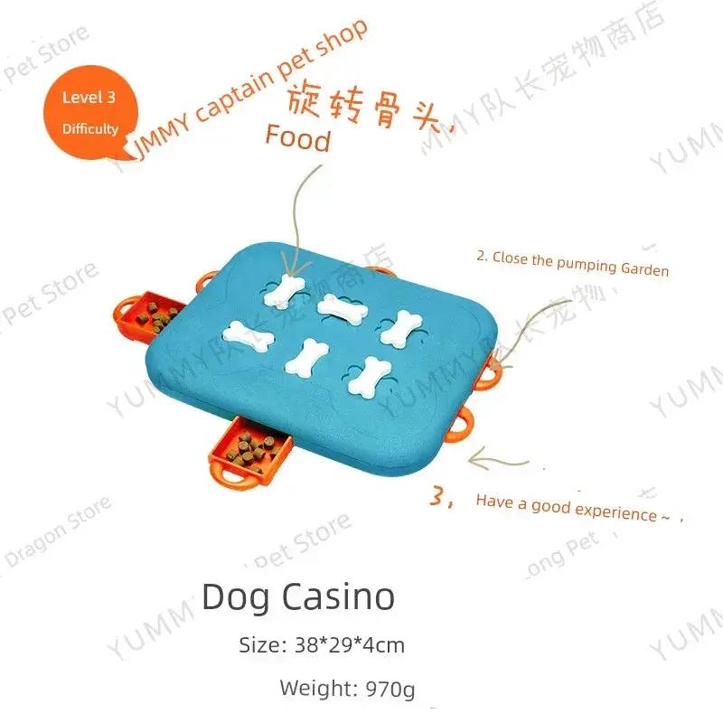 Kyjen Alone Food Basin Educational Toy Border Collie Puppy