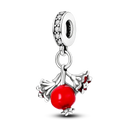 Silver Plated Butterfly Ladybug Cactus