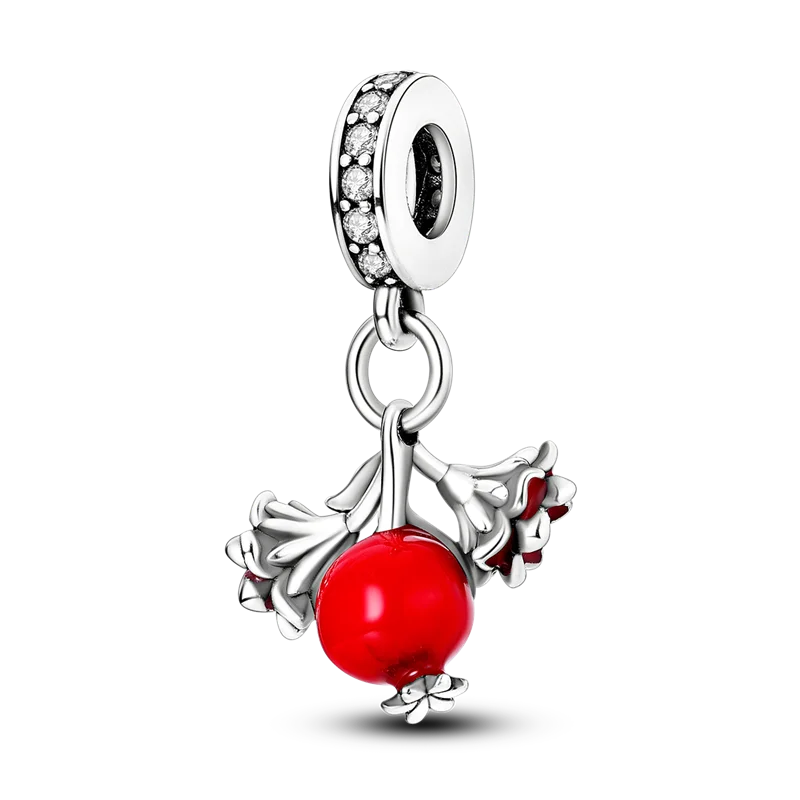 Silver Plated Butterfly Ladybug Cactus