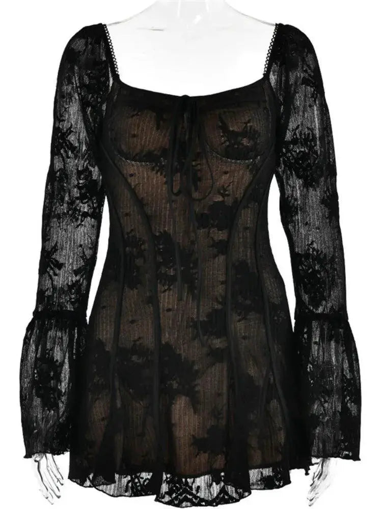 Elegant Backless Mini Dress Sophisticated A Line Style
