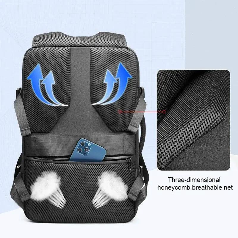 Large Expandable Waterproof Airbag Backpack For Men