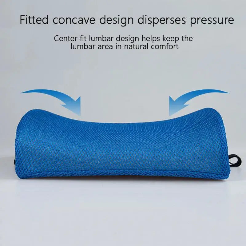 Ergonomic Gel Memory Foam Lumbar Car Seat Cushion Support