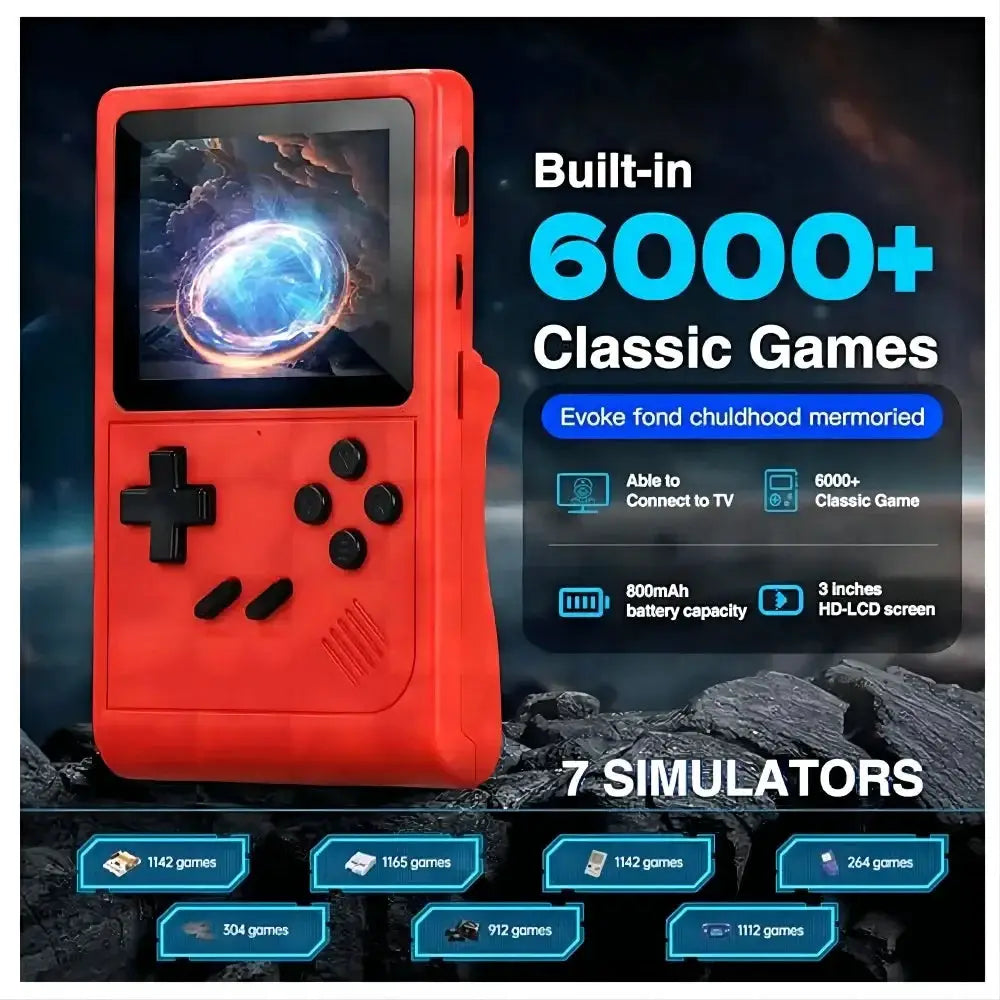 GB300 Portable Handheld Retro Console 3 Inch Game Player