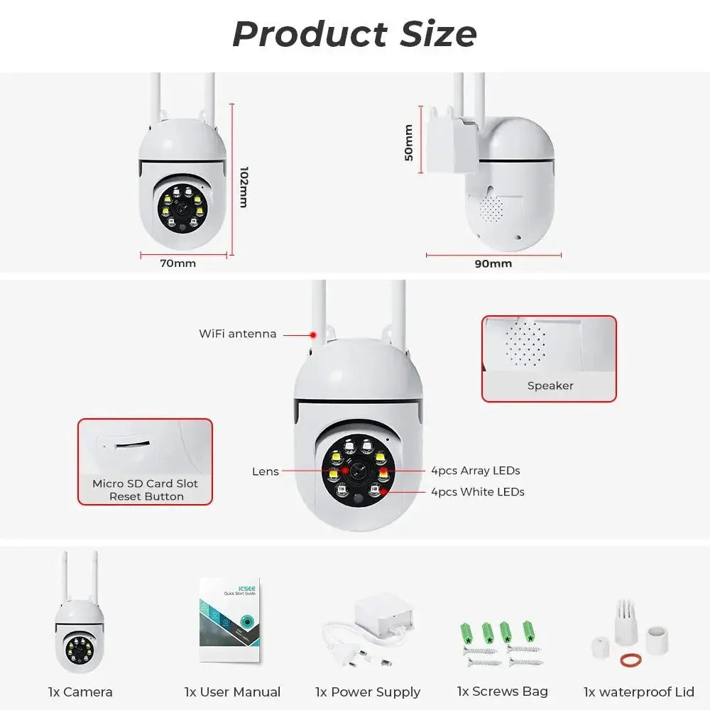 Outdoor Camera with AI Tracking for Custom Setups — product view 8