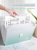 A4 Gradient Folder Keeps Student Papers