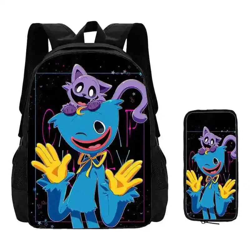Durable Kids Anime Backpack Set for School — product view