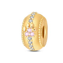 Charm Beads Sterling Silver Golden
