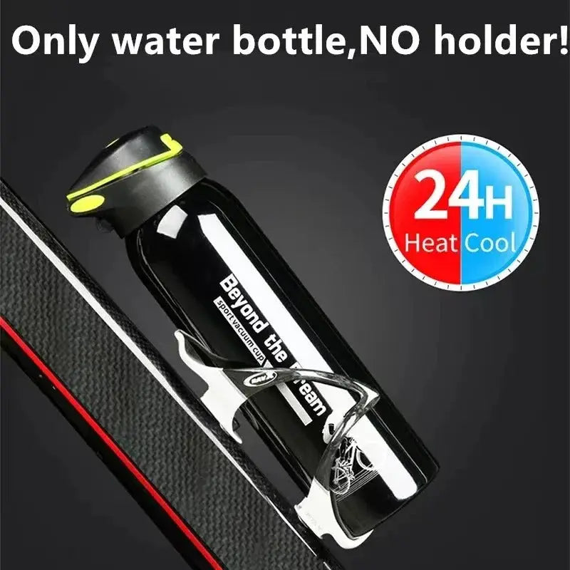 500ML Insulated Stainless Steel Cycling Bottle With Straw