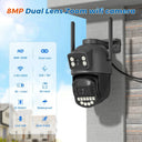 Smart Dual-Lens Outdoor Camera for Home