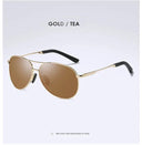 Unisex Vintage Polarized Pilot Sunglasses with UV400 Protection