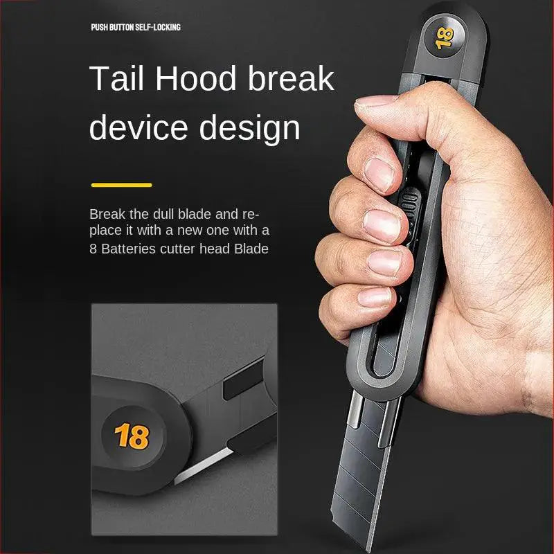 Deli Snap Off Utility Knife With High Carbon Steel Blades