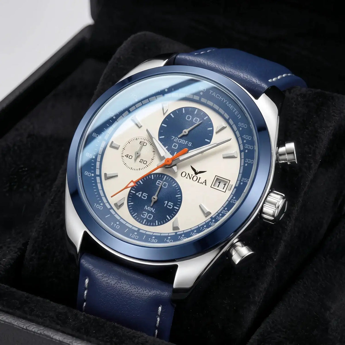 Onola Men Sports Leather Watch — product image 4