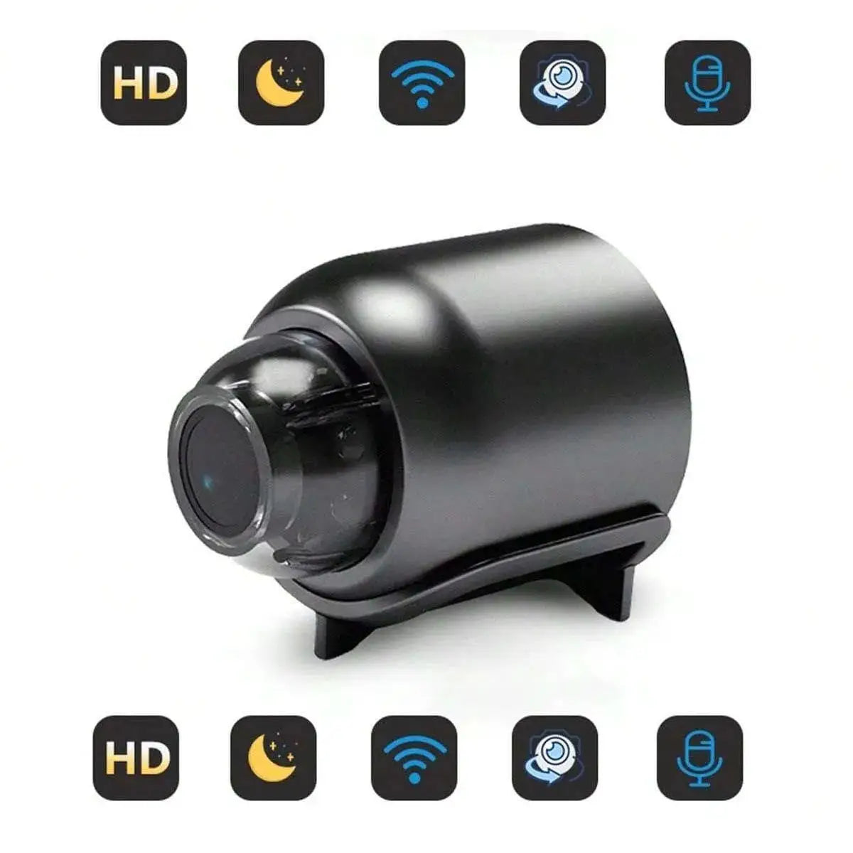1pc Rechargeable Wireless Mini WiFi Security Camera With Night Vision, Motion Detection, Easy To Install And App Control