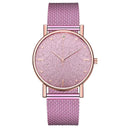 Luxurious Rhinestone Quartz Women's Watch Elegant Steel Timepiece