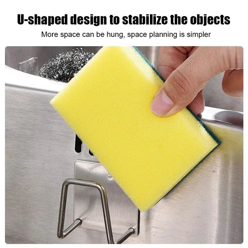 Stainless Steel Sink Sponge Holder For Kitchen And Bath