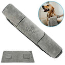 Super Absorbent Pet Towel Robe for Quick-Drying Pets 50x100cm