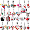 Red Color Series Charm Beads