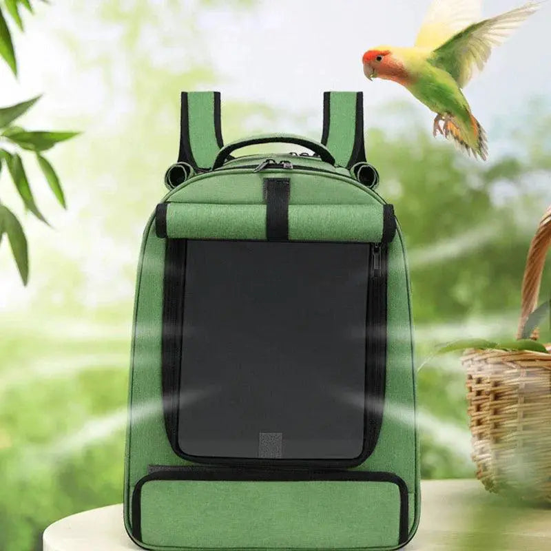 FeatherTrail Parrot Backpack Carrier Waterproof Travel Cage