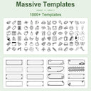 Portable Mini Printer E210 Inkless Bluetooth Label Maker