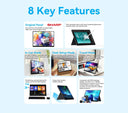 HAILESI Portable Display S123E 12.3inch 3:2 Aspect Ratio 100% Color Gamut Original Panel + Full Lamination with Native Touch