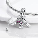 Charm Sterling Silver Happy Graduation