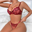 Enchanting Floral Lace Lingerie Set Elegant Fairy Collection