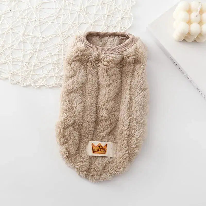 Coral Fleece Pet Sweater For Small Medium Cats Dogs