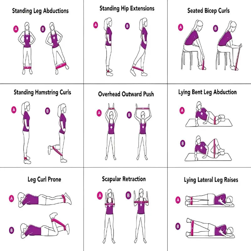 Piece Resistance Bands - Portable Power — product view 15