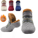 Cozy Winter Fleece Socks for Men Non-Slip Warmth Comfort