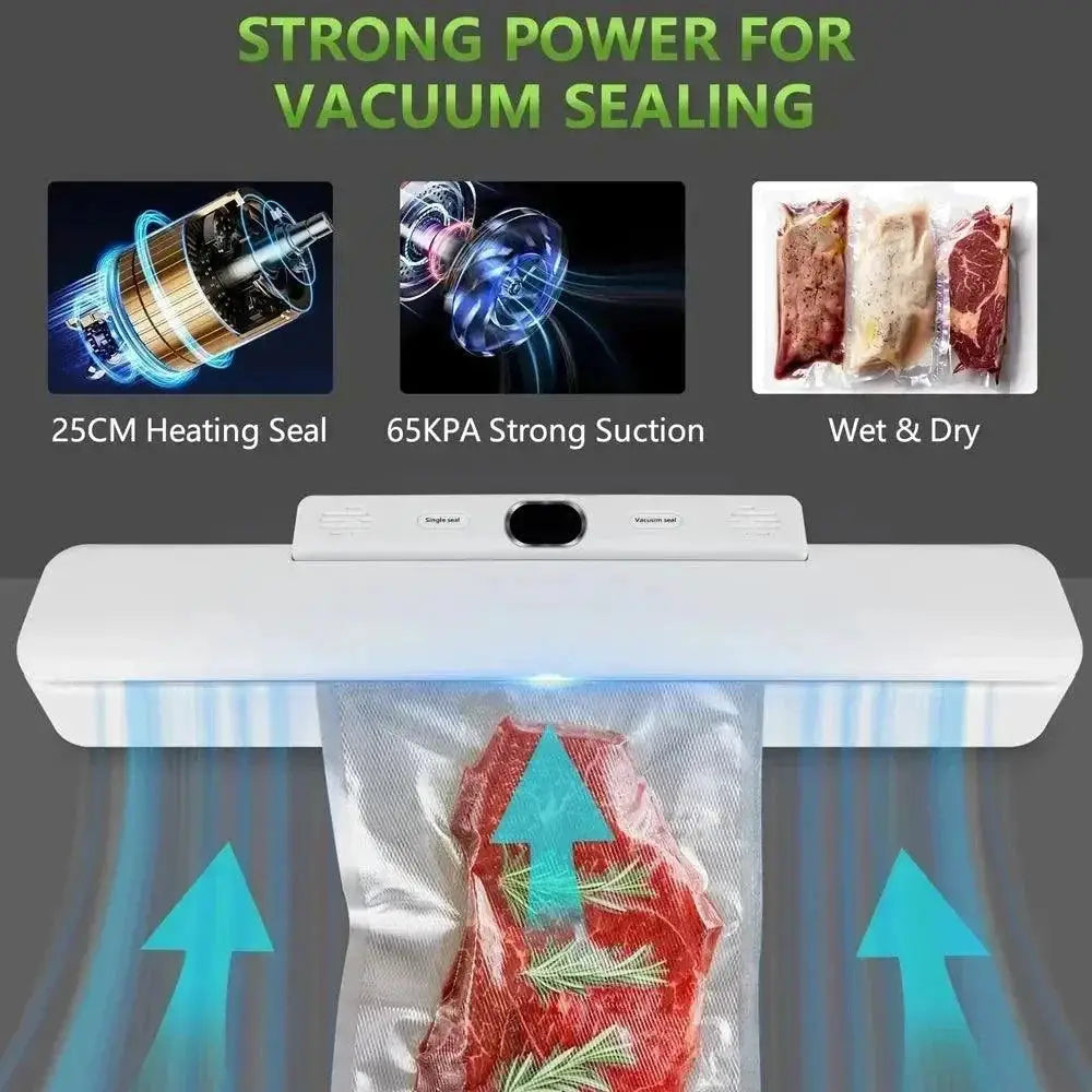 New Automatic Vacuum Sealer Machine With 10 Free Bags