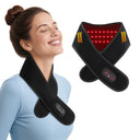 Wireless Infrared Red Neck Heating Belt With Vibration Massage Pain Relief