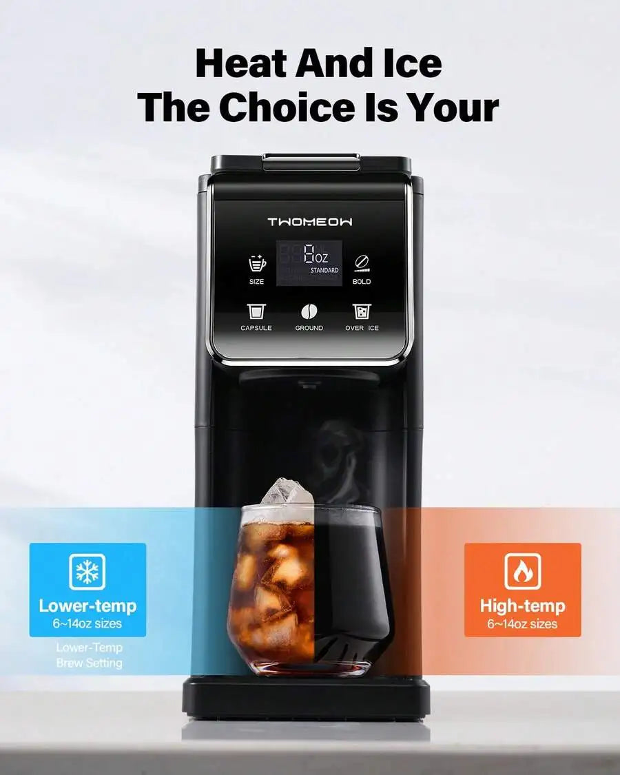 Coffee Maker Hot & Iced With Bold Setting,Single Serve Coffee — product view 4