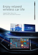 New 2 In1 Carplay Android Auto Glass Mirror Adapter Device