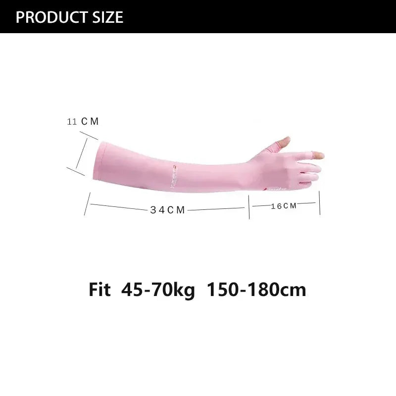UV Solar Arm Sleeves Unisex For Cycling Sun Protection