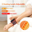 Heating Foot Massager Electric Vibration Relaxation Ankle Massager Warm Ankle Brace Joint Sprain Support Ankle Protection
