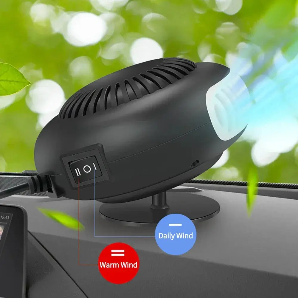 New Portable Car Heater 12V 24V Fan 2 In 1 Auto Defroster