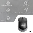 Logitech M185 Wireless Mouse 2.4Ghz USB 1000DPI Mice