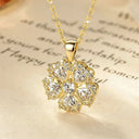 Dainty Gold Moissanite Necklace