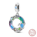 Sterling Silver Blue Crystal Life