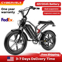 Cybervelo 1000W Fat Tire Electric Bike