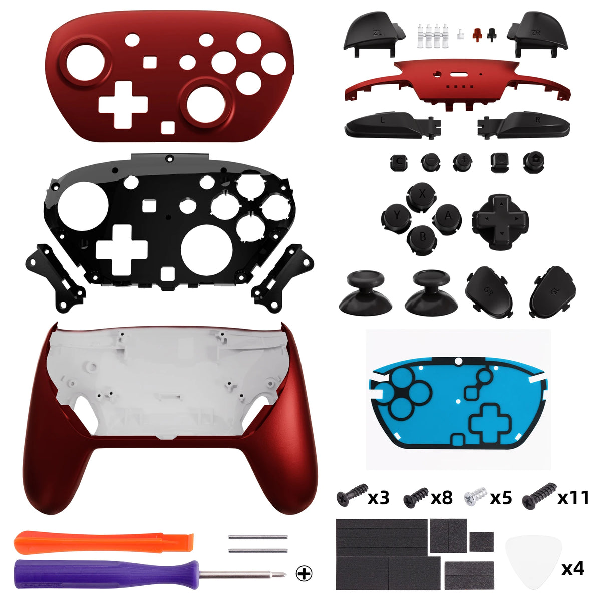 eXtremeRate DIY Replacement Full Shell