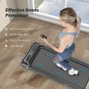 Foldable Under Desk Treadmill Walking Pad With Bluetooth Remote