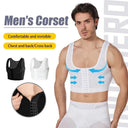 Men's Chest Compression Shaper Vest for Slimming Support