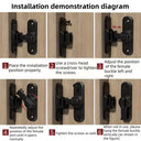 90 Degree Aluminum Cabinet Latch Secure Lock