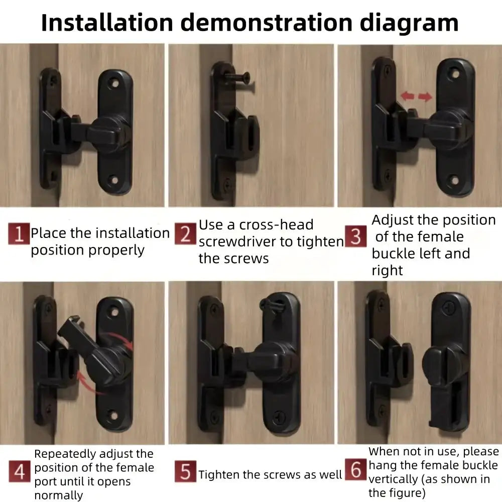 90 Degree Window Drawers Cabinet Locks Stainless Steel Hook Latch Barn Door Latch Bolt Hooks Sliding Gate Buckles Hardware