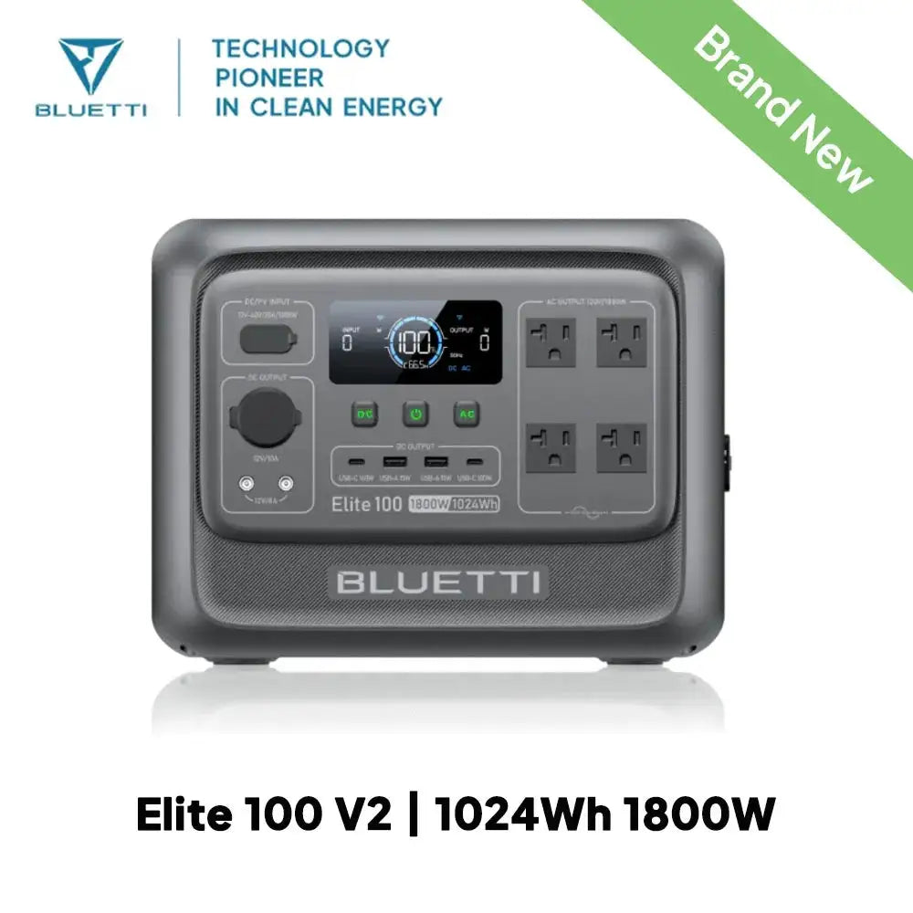 BLUETTI Elite Portable Power Station Battery Solar Power — product view 8