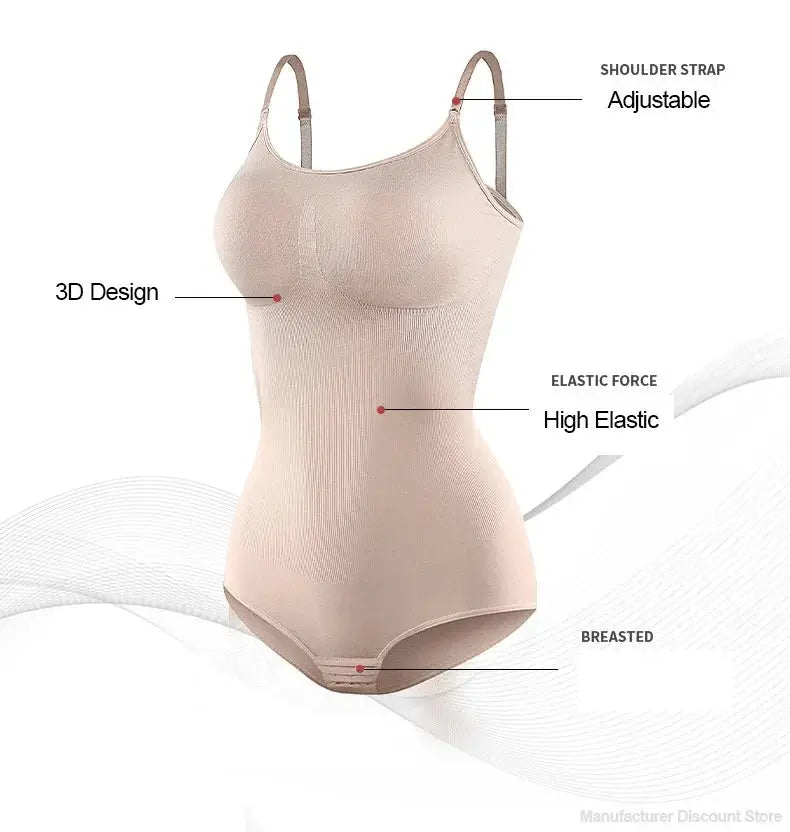 Womens Tummy Control Bodysuit Shapewear Waist Trainer